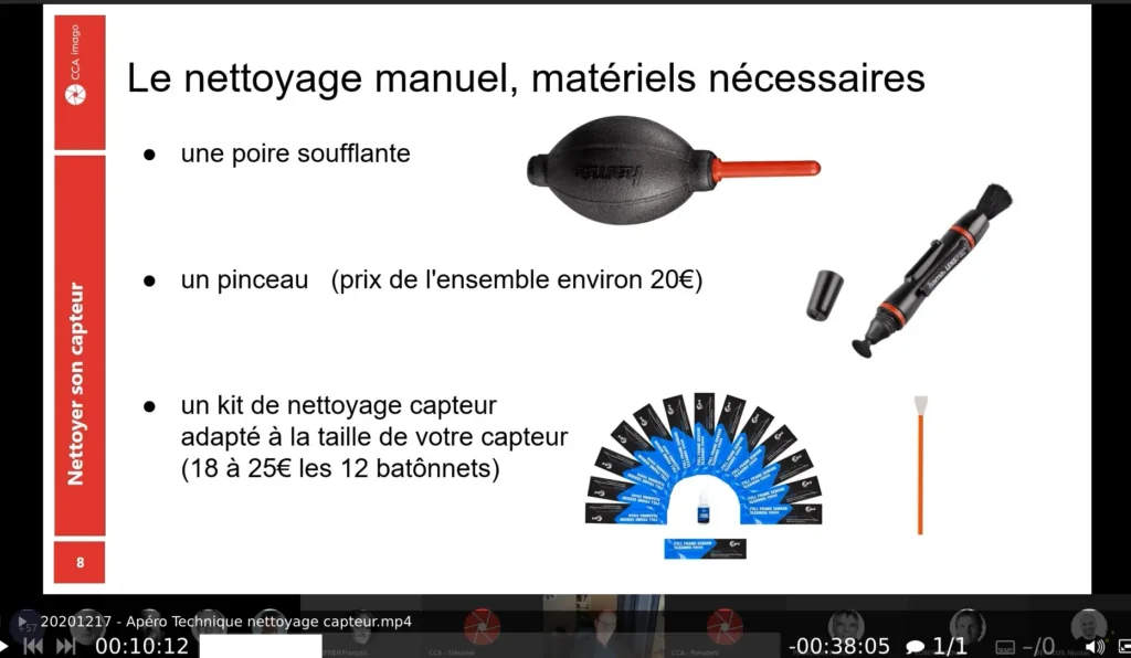 Nettoyer son capteur photo