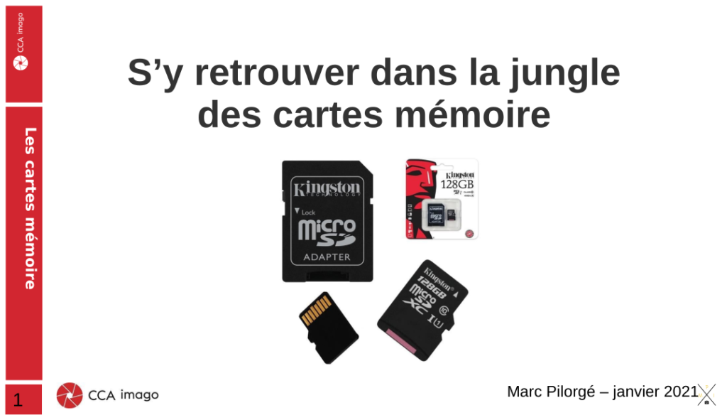 S’y retrouver dans les formats de cartes mémoire