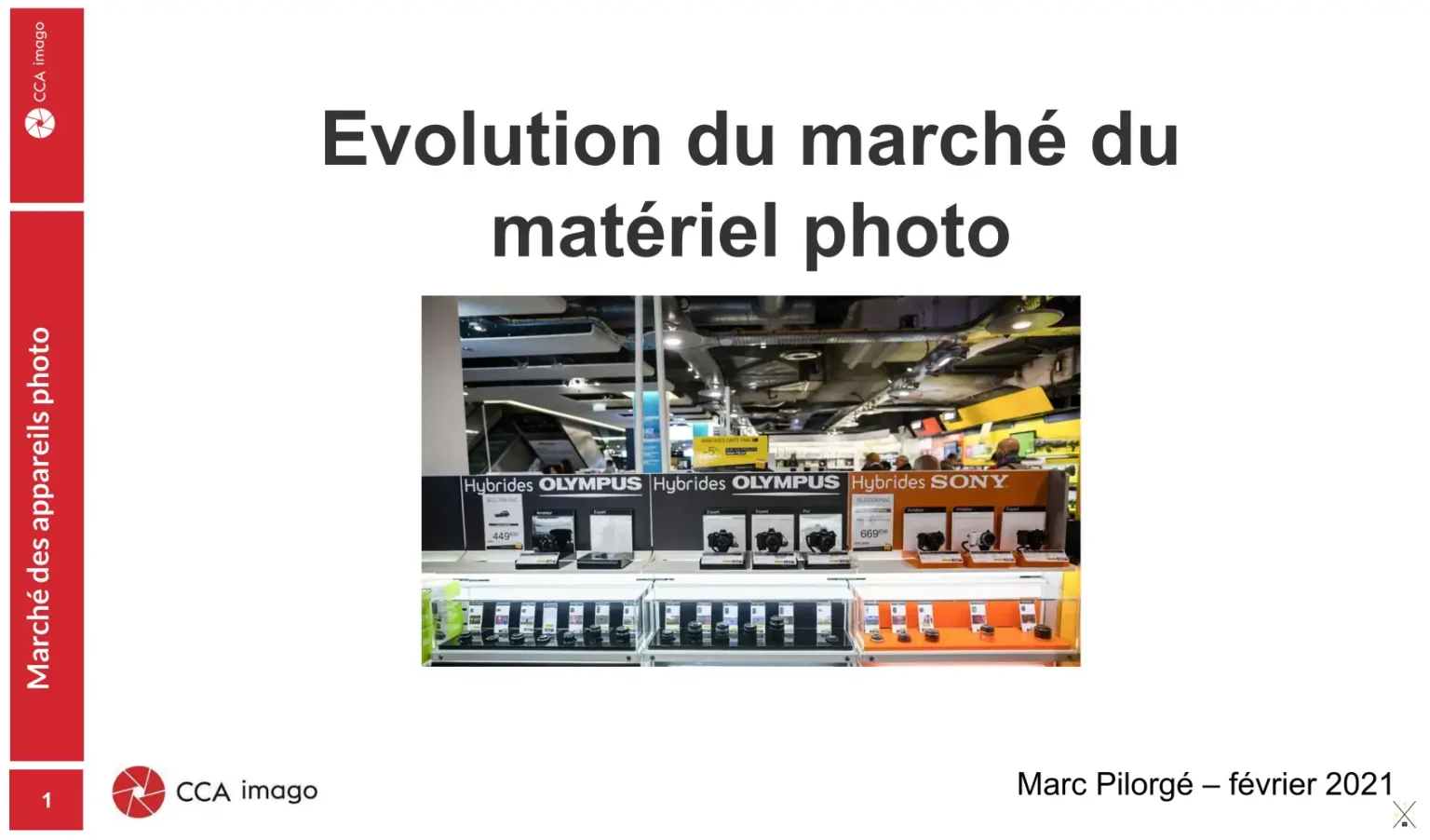 Évolution du marché des appareils photos
