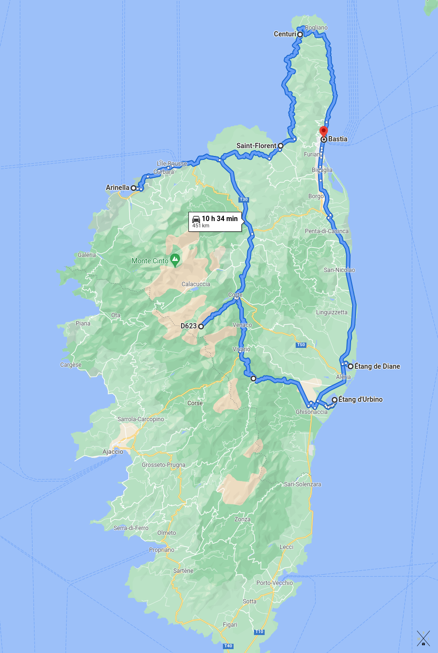 Voyage en Corse, juin 2021