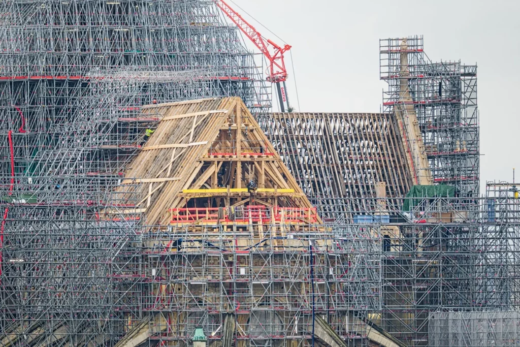 Chantier de Notre-Dame, décembre 2023