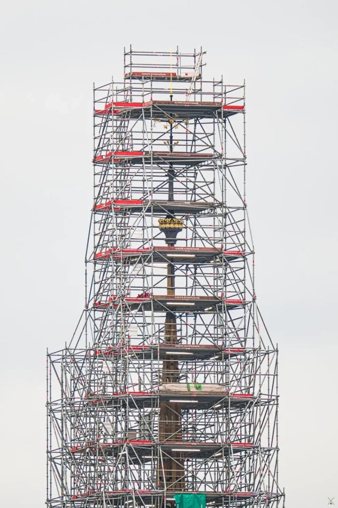 Chantier de Notre-Dame, décembre 2023