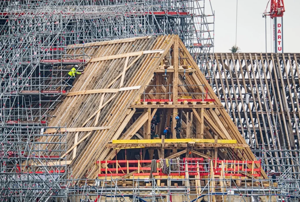 Chantier de Notre-Dame, décembre 2023