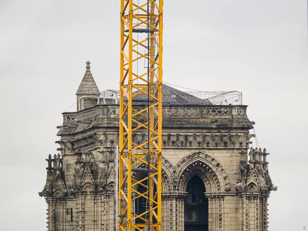 Chantier de Notre-Dame, décembre 2023