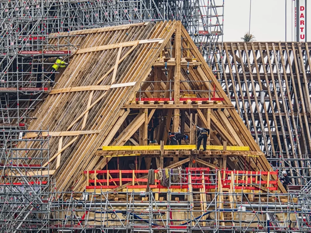 Chantier de Notre-Dame, décembre 2023