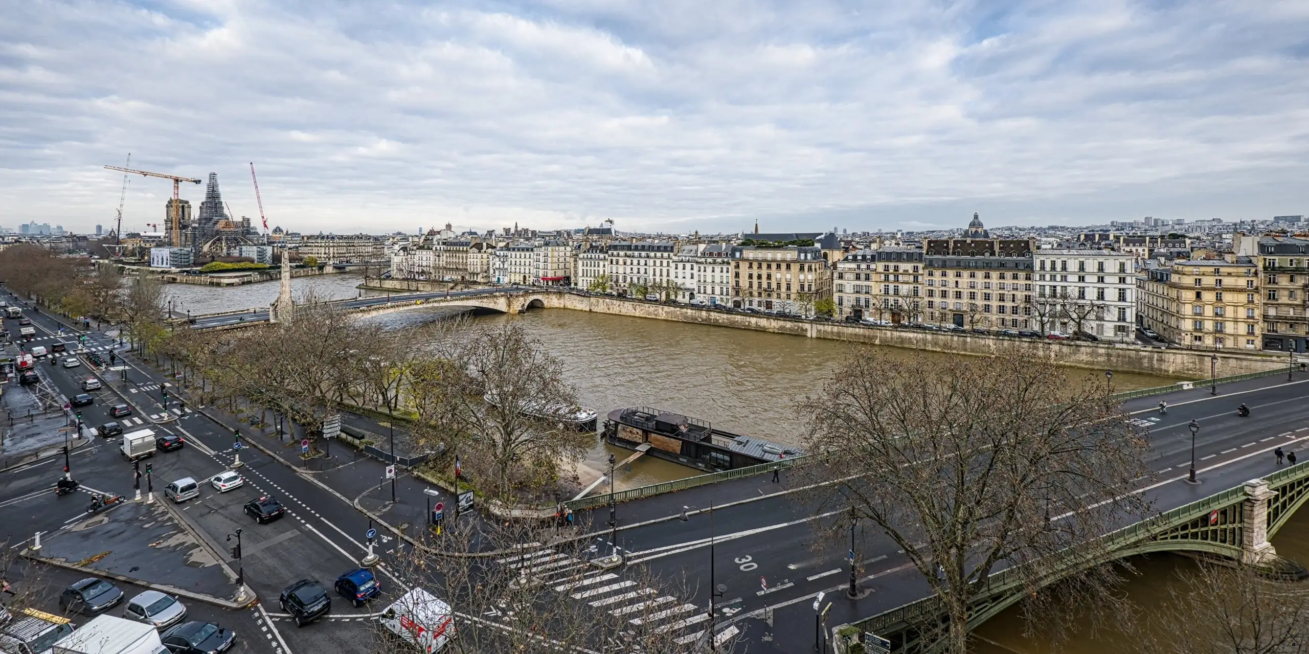 Chantier de Notre-Dame, décembre 2023
