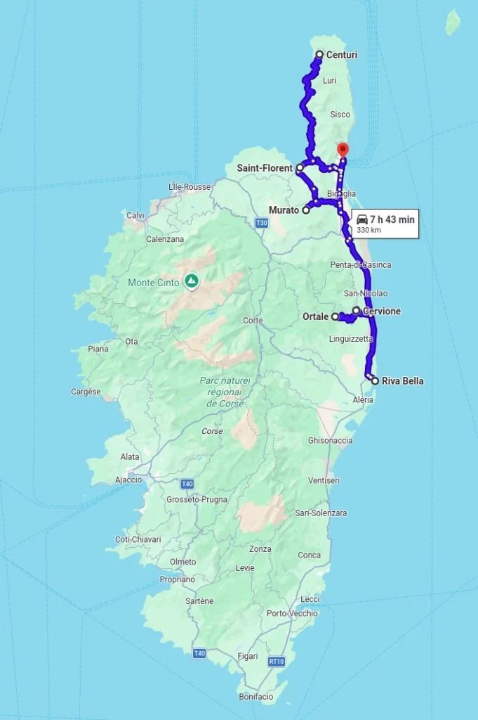 Parcours Corse 2026